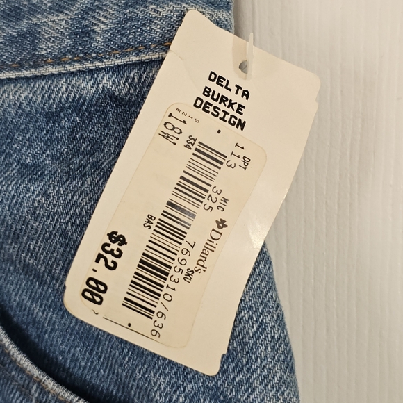 New Delta Burke Denim Jeans 18W Petite Vintage Deadstock Plus Blue Relaxed 90s - Picture 4 of 10